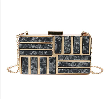 Stylish Square Acrylic Clutch Bag for Women